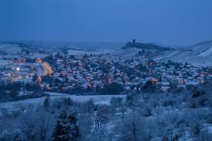 weihnachtliche Stadtansicht