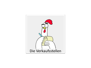 Huhn schreibt etwas auf